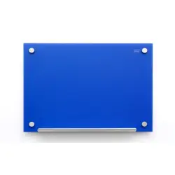 Tablica szklana NOBO Diamond 90x60 - niebieska