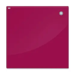 Tablica szklana 2x3 magnet. 80x40cm - czerwona