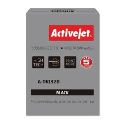 Activejet A-OKI320 Taśma barwiąca (zamiennik OKI 9002303; Supreme; czarny)-1