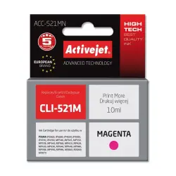 Activejet ACC-521MN Tusz  (zamiennik Canon CLI-521M; Supreme; 10 ml; czerwony)-1