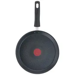TEFAL | G2703872 Easy Chef | Pancake Pan | Crepe | Diameter 25 cm | Suitable for induction hob | Fixed handle | Black-1