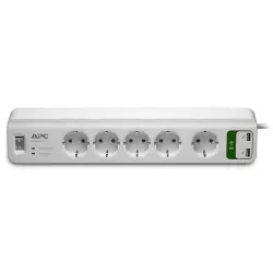 APC Essential SurgeArrest 5 outlets with 5V, 2.4A 2 port USB charger 230V Germany-1
