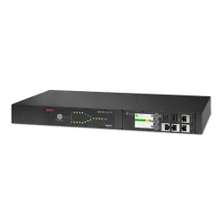APC Rack ATS, 230V, 16A, C20 in, (8) C13 (1) C19 out-1