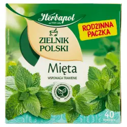 Herbata HERBAPOL Zielnik - mięta op.40 DUŻA PAKA