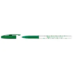 Długopis TOMA w gwiazdki TO-059 superfine 0,5mm - zielony