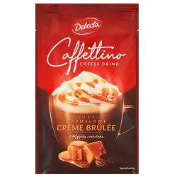 Napój kawowy DELECTA Caffettino 22g. - karmelowe Creme Brulee