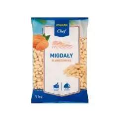 Orzeszki MC CHEF Migdały Blanszowane 1kg.