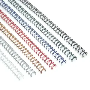 Grzbiety drutowe ARGO 3:1 11mm op.100 - srebrne