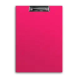 Clipboard PENMATE A4 deska z klipem lakierowana - różowa malinowa TT8413