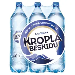 Woda KROPLA BESKIDU op.6 1,5l. gazowana  -428123