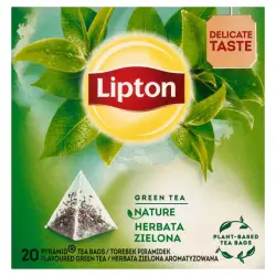 Herbata eksp. LIPTON Green Nature piramidki 20 torebek zielona-679656