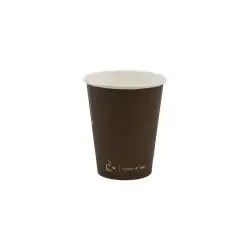 Kubek papierowy CAFFE 300ml op.50 - brązowy