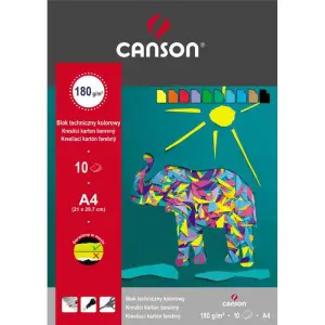 Blok techniczny CANSON A4 kolorowy-303175