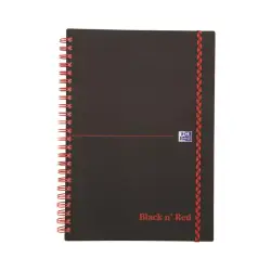 Kołonotatnik OXFORD Black n'Red A5 70k. linia-315228