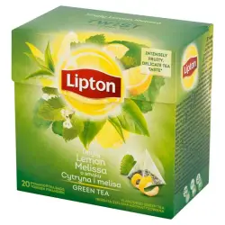 Herbata eksp. LIPTON piramidka Green Tea Melisa-408084