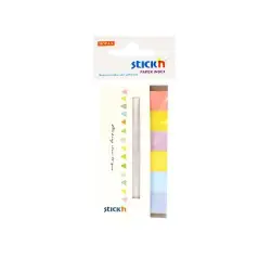 Zakładki STICK`N 45x15mm 6 kolorów CANDY 180 kartek -453905