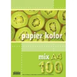 Papier xero A4 kolor KRESKA mix op.500-561412