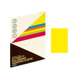 Etykiety samop. GRAND A4 op.25 - żółta 150-1065-582092