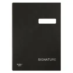 Teczka do podpisu DONAU A4 20 kartek - czarna -616406