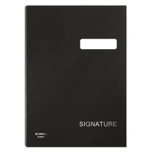 Teczka do podpisu DONAU A4 20 kartek - czarna -616406