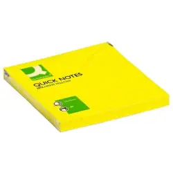 Karteczki samop. Q-CONNECT Brilliant 76x76 - żółty-617225