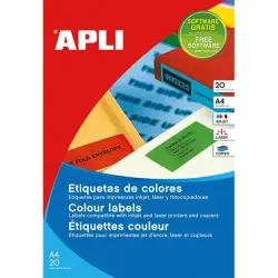 Etykiety APLI kolor 70x37 (24) op.20 ziel AP1594-617866