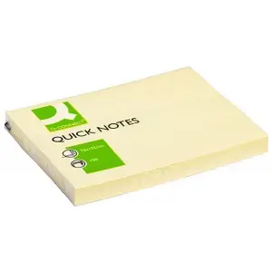 Karteczki samop. Q-CONNECT 102x76mm - żółty-617255