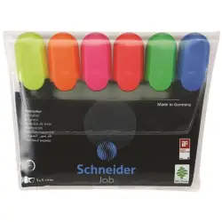 Zestaw zakreślaczy SCHNEIDER Job 1-5 mm 6 szt. miks kolorów-618728