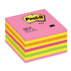 Karteczki POST-IT 2028-NP 76x76mm 1x450 kart. cukierkowa różowa-629250