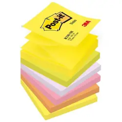 Karteczki POST-IT Z-Notes R330-NR 76x76mm 6x100 kart. neon-630099