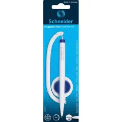 Długopis SCHNEIDER Klick-Fix-Pen na sprężynce biały / niebieski